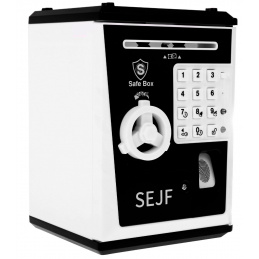 Детска касичка 3+ черна Спестяване на пари + бизнес обучение