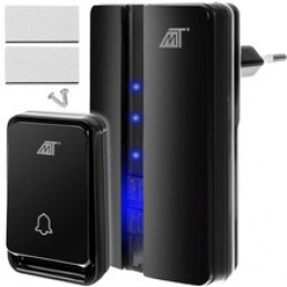 Безжичен звънец черен Malatec 23371 универсален