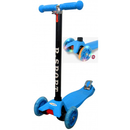 R-Sport Детски триколесен скутер H1 Blue с LED колела R-Sport Детски триколесен скутер H1 Blue с LED колела
