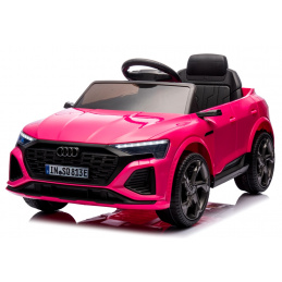 AUDI SQ8 РОЗОВ Автомобил на акумулатор EVA Кожа пилот Акумулатор литиево-йонен