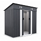 Aga Градинска къща 222x174x125 см Тъмно сива