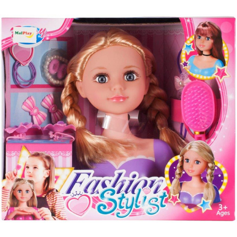 Кукла с глава Aga за оформяне с аксесоари