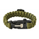 Гривна SURVIVAL с аксесоари - Зелена