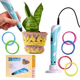 3D писалка Aga с аксесоари - 90 метра пълнеж