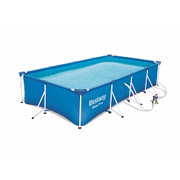 Bestway Steel Pro 4,00 x 2,11 x 0,81 m 56424 + Касетъчна филтрация