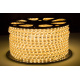 LED лента - 230V - SMD 2835 - 1m - 60LED/m- 6W/m - 380Lm - IP68 - топло бяла - 10mm