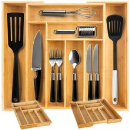 Бамбукова вложка/организатор за чекмедже Ruhhy 19189