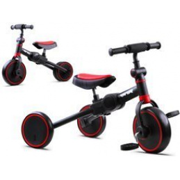 TINY BIKE Триколка/скутер 3в1 SP0663 Черно/червено