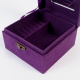 Aga Кутия за бижута 12,2x12,2x8,5 см Лилава