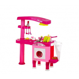 Aga4Kids Пластмасова кухня KITCHEN 008-82 Pink