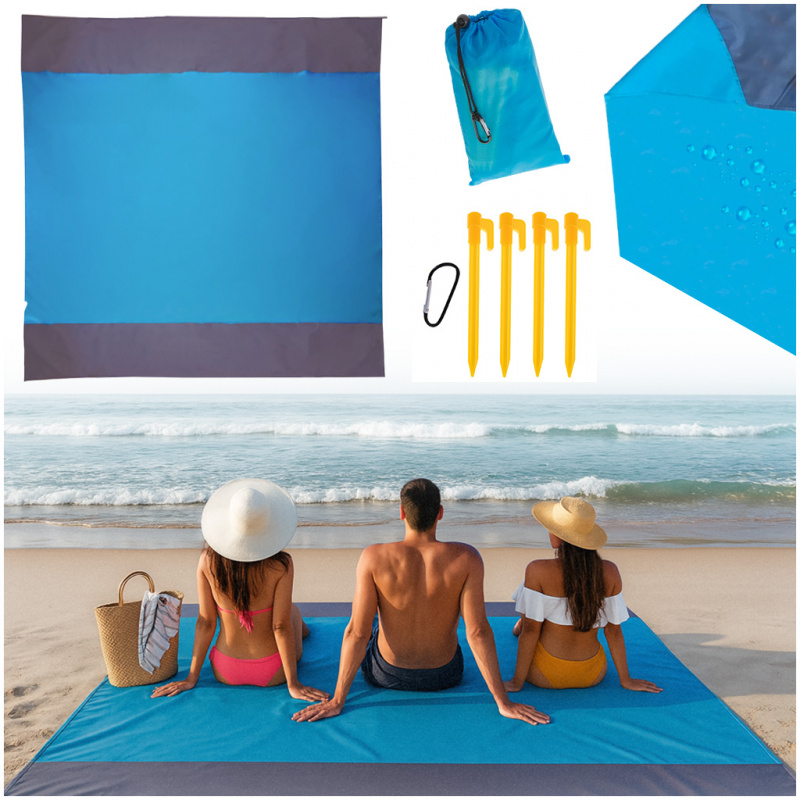 Aga Плажна постелка Водоустойчиво одеяло за къмпинг 210X200