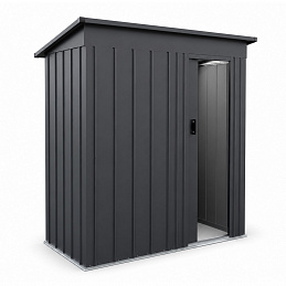 Aga Градинска къща 161x184x93 см Тъмно сива