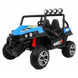 Grand Buggy Strong Lift за деца Blue + 4x4 + дистанционно управление + багажник + MP3 радио + LED диод
