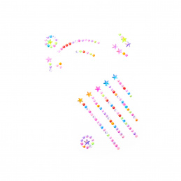 Aga4Kids Самозалепващи се камъчета DS8113AY