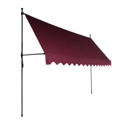 Aga Телескопичен сенник 300x120 см Виненочервен