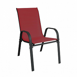 Linder Exclusiv Градински фотьойл STAPEL MC330885 Тъмно червено