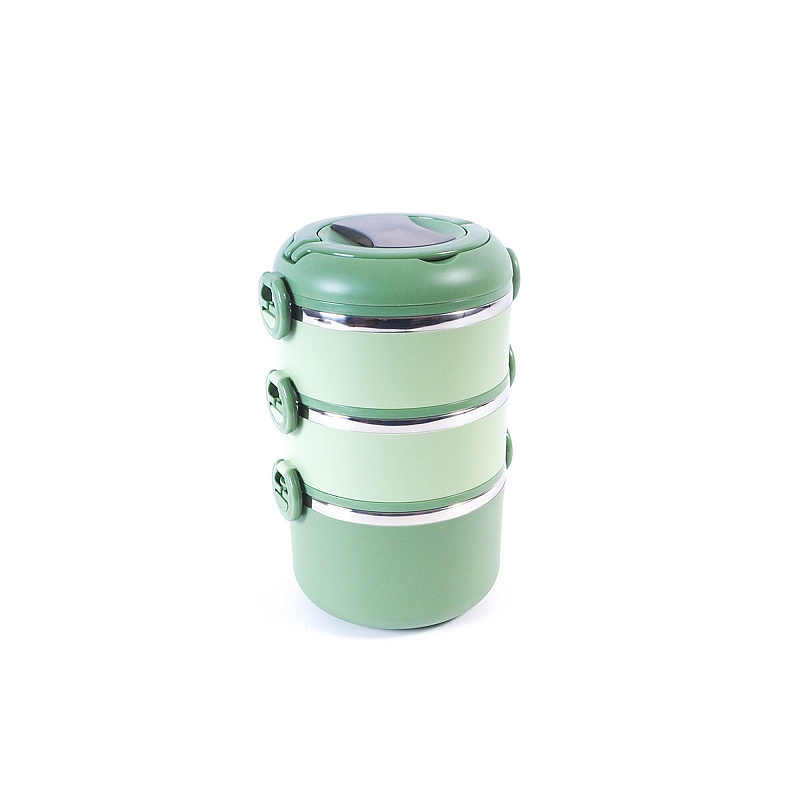 Aga Кутия за храна 3 нива Зеленa