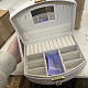 Aga Кутия за бижута 20x16x10 см Бяла DAZ886