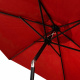 Aga Накланящ се градински чадър 250 см Червен