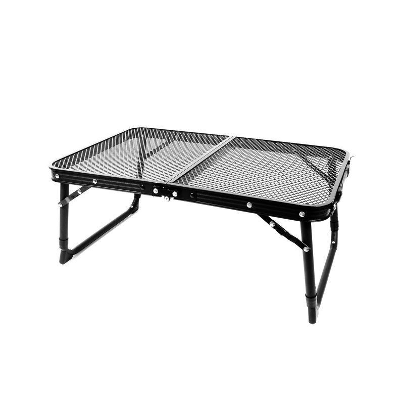 Aga Сгъваема къмпинг маса 60x40x25/33 см Черна