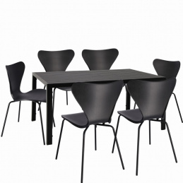 Градински комплект маса + 6 стола TAMOE