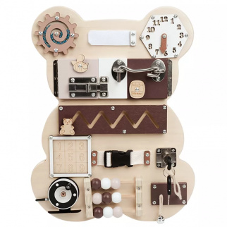 Aga4Kids Монтесори дървена дъска Мечка