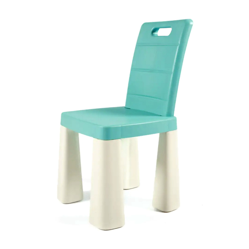 Долони Детски пластмасов стол Син/Бял