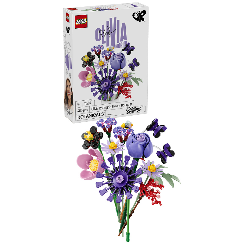 Букет цветя на Оливия Родриго от серията LEGO® Botanicals и LEGO® Editions, 11507