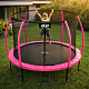 Aga SPORT EXCLUSIVE Батут 305 см Розов + защитна мрежа + стълба