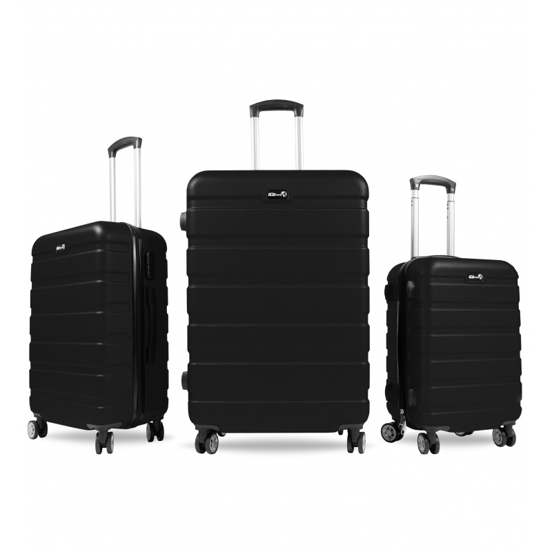 Aga Travel Комплект пътнически куфар MR4650 Black