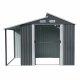 Aga Градинска къща 173x300x222 см Тъмно сив