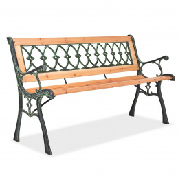 Градинска пейка Aga MR2012 125x52x73 cm