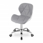Aga Kancelářská otočná židle AVOLA Šedo-bílá