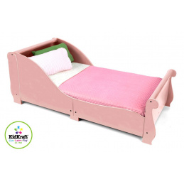 KidKraft Детско легло SLEIGH Pink 160x75 cm