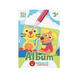 SABBIARELLI Пясъчна книжка за оцветяване Първи картинки 3+
