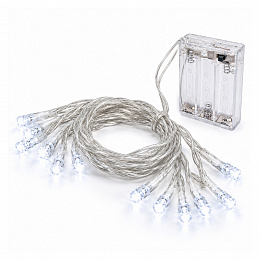Linder Exclusiv Коледна верига с батерии 50 LED студено бяло