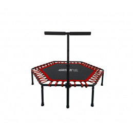 Олимпийски батут Sport Fit FITNESS 130 см Червен + дръжка