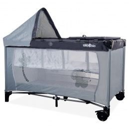 Aga4Kids Детско креватче за пътуване MR6672 Светло сиво