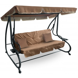 Aga Градинска люлка 2в1 GRANDLUX XXL Светло кафява