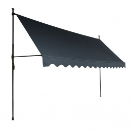 Aga Телескопичен сенник 350x120 см Сив