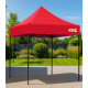 Aga Продаващ щанд без страници 2x2 м Светлочервен