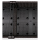 Aga Градинска саксия с решетка 120x40x135 см Кафяв