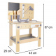 Aga Дървена детска работилница с инструменти