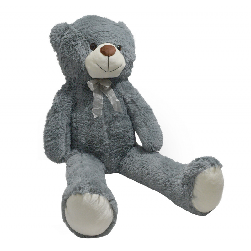 Aga4Kids Плюшено мече 130 см сиво