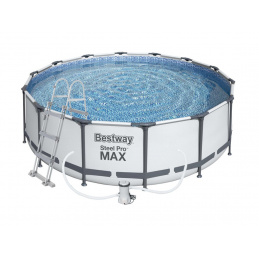 Bestway Steel Pro Max 3,66 x 1 m + Картушна филтрация + стълба 2DAZ123