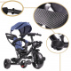 Aga Детска триколка TRIKE FIX LITE Blue