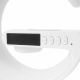 Aga RGB LED лампа 5в1 с безжично зарядно Бяла