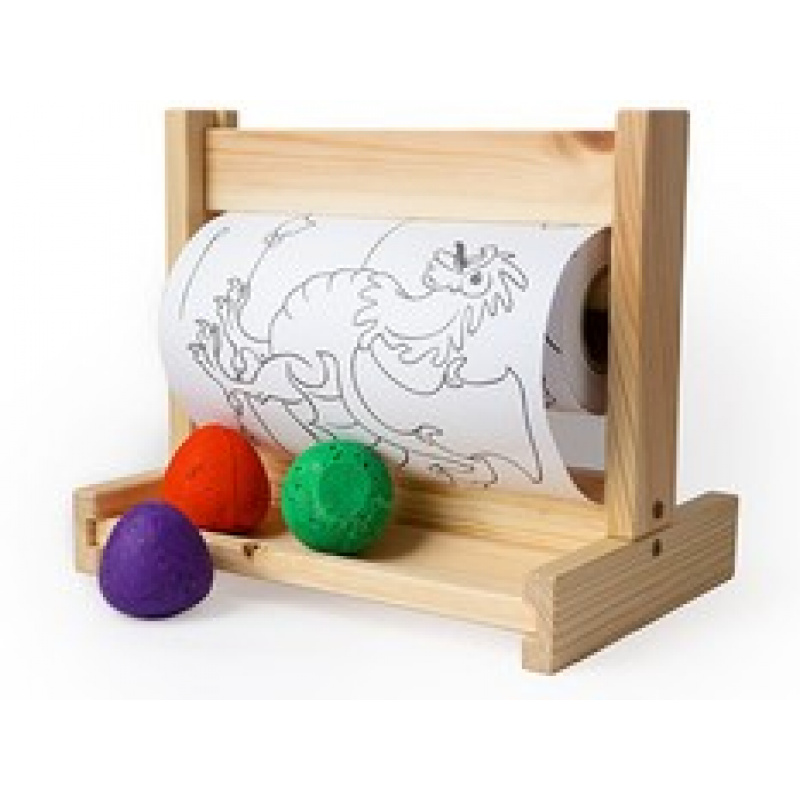 COLORESCA Голям статив за ролки с моливи за оцветяване