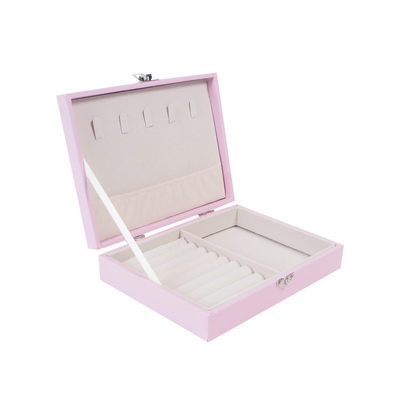 Aga Кутия за бижута 20x15x5 см Розова