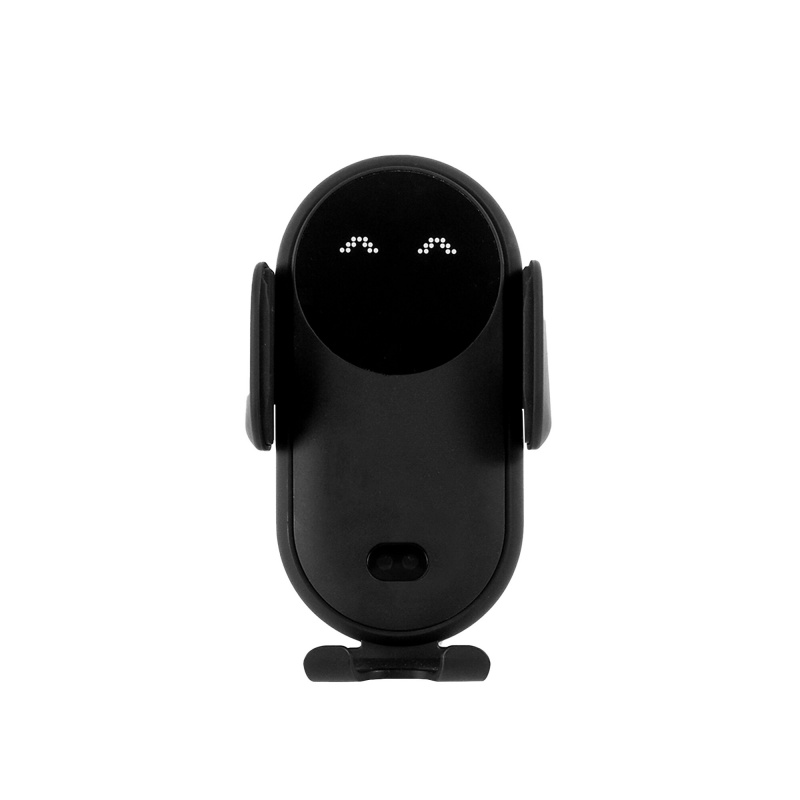 Aga Държач за мобилен телефон с безжично Qi зареждане Черен